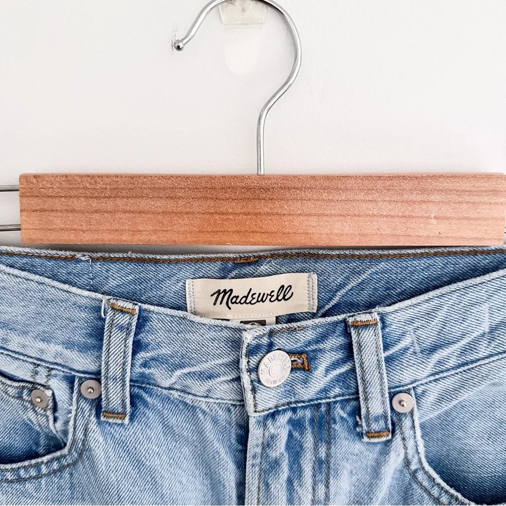 Madewell The Perfect Vintage Wide-Leg Crop Jean Light Wash - Picture 4 of 10